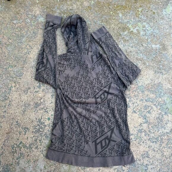 Fox Racing Classic Logo Y2K Hoodie - Picture 4 of 4